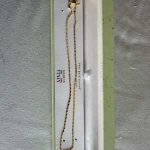 Elegant 18k Gold-Plated Necklace - NWT